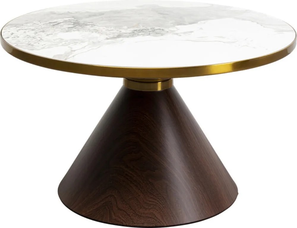 Ronde Salontafel Marmer - 70 X 70cm.