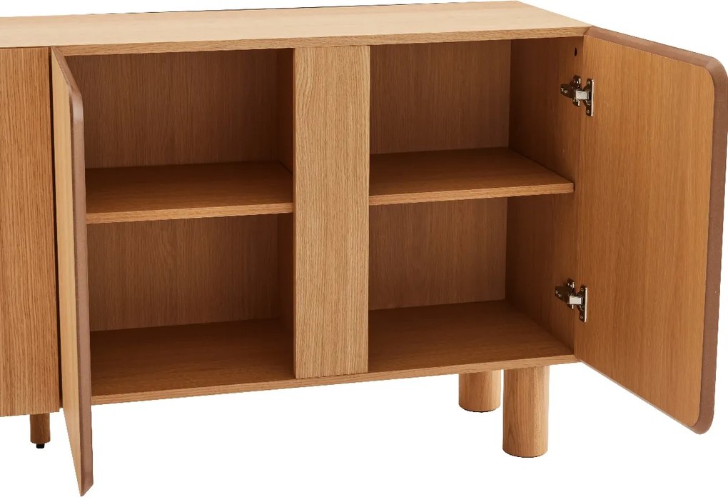 Eiken Dressoir Modern - 180x40x75cm.