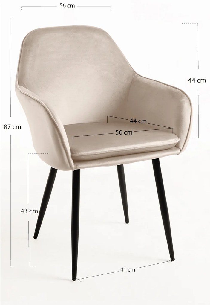 Chic Zwarte Stoel