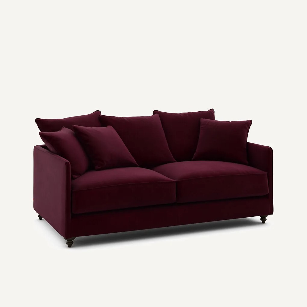 Omvormbare compacte bank in fluweel, Lazare