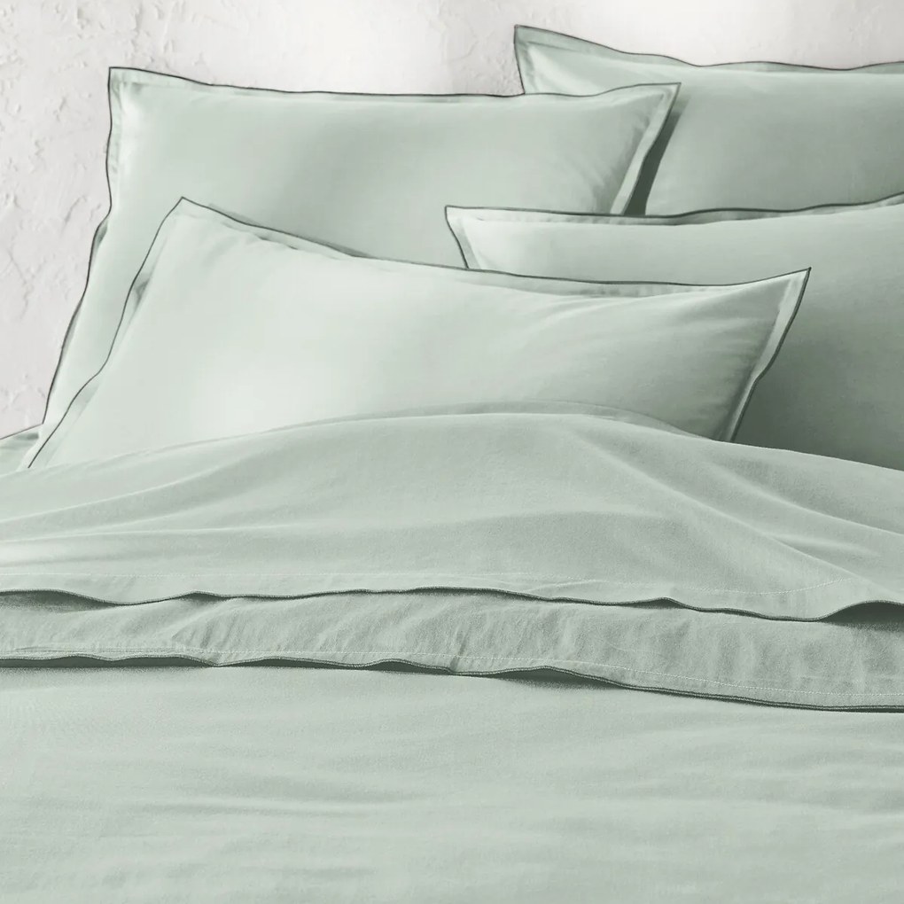 Kussensloop in gewassen satijnkatoen, Victor, effen