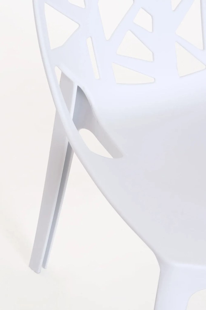 Set 4 Hissar Polypropyleen Stoelen