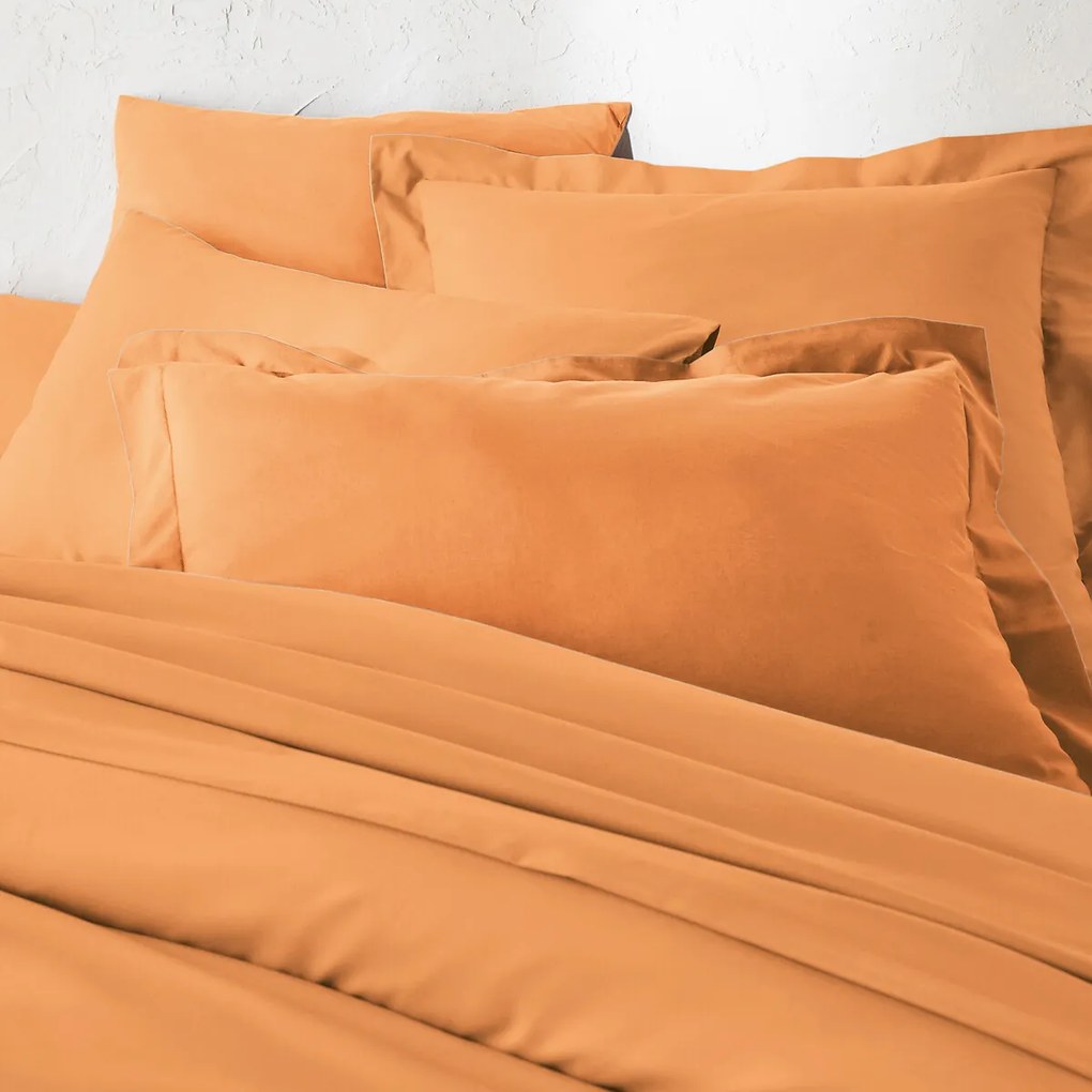 Dekbedovertrek met rits in effen katoen, Scénario