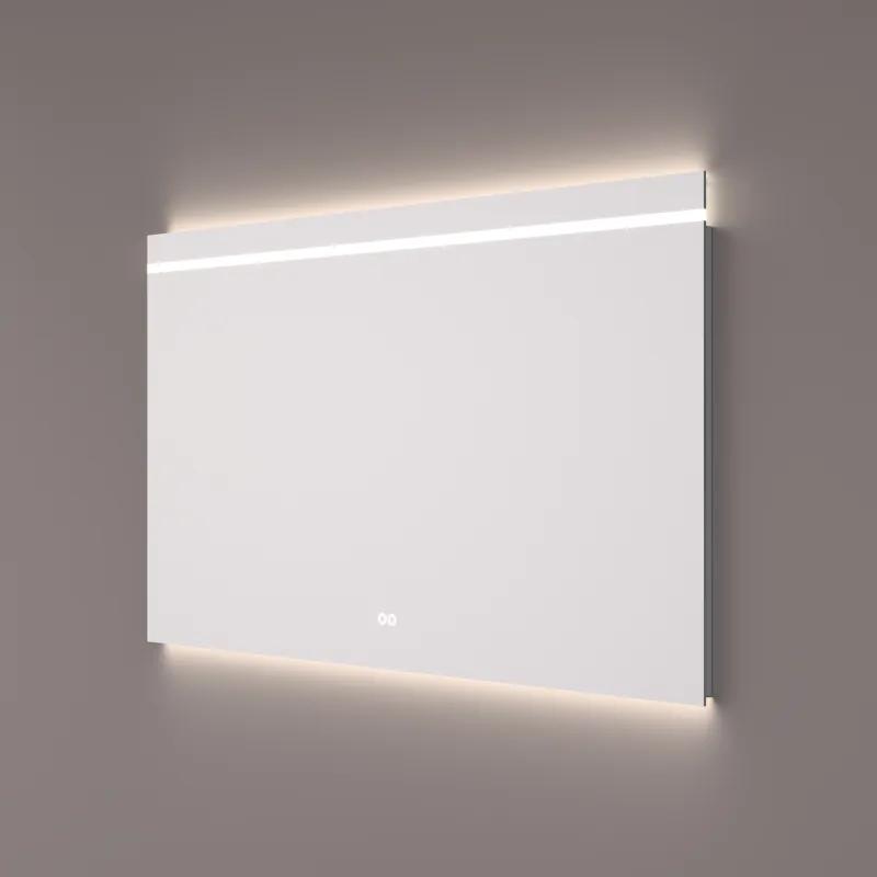 Hipp Design 4500 spiegel 80x70cm met LED streep, backlight en spiegelverwarming