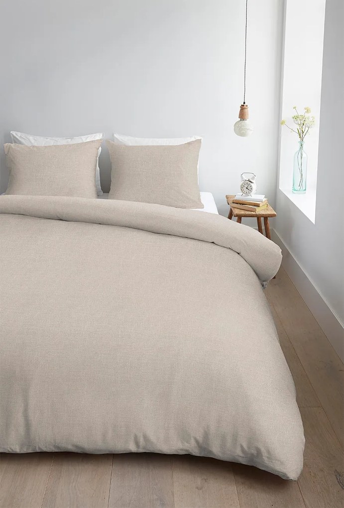 Ambiante Edo Dekbedovertrek Sand – Bij Swiss Sense