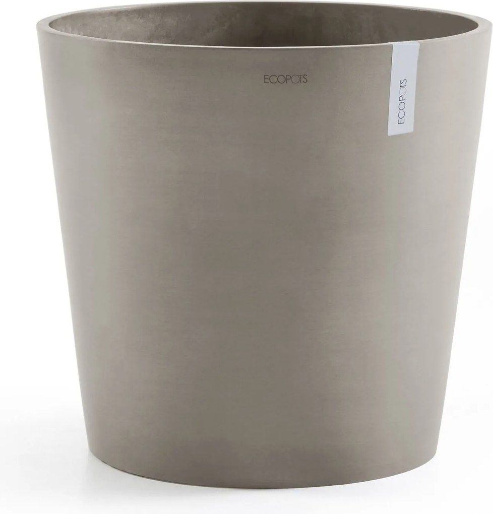 Ecopots bloempot Amsterdam 60 - Rond - Taupe - Diameter 59 x H55,5 cm