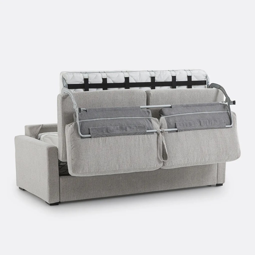 2-, 3- of 4-zits slaapbank, schuim, in gemêleerde structuurstof, TIMOR