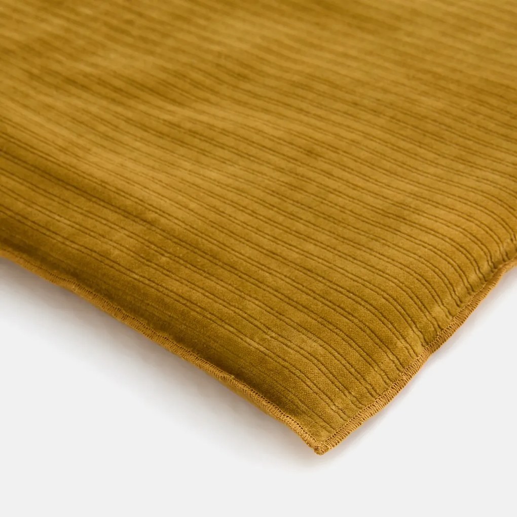 Zitmatras, fluweel met inkepingen, MILO