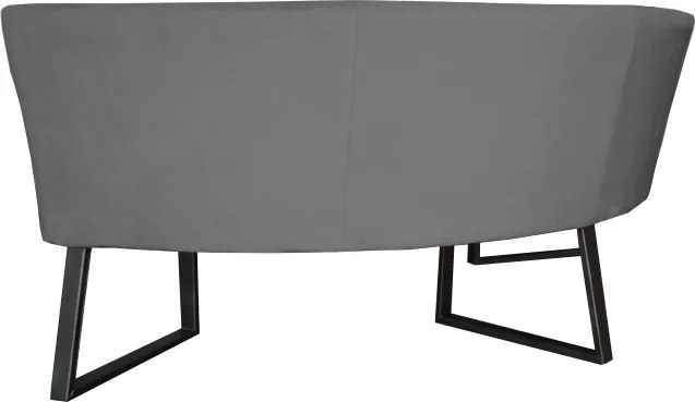 Eetkamerbank - Amsterdam - stof Element cementgrijs 23 - geschikt voor tafel 130 cm