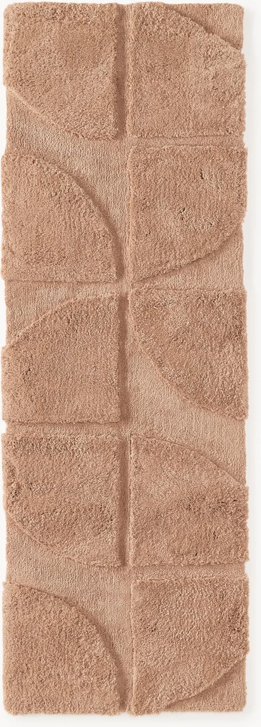 Pluizige hoog-laag loper Jade