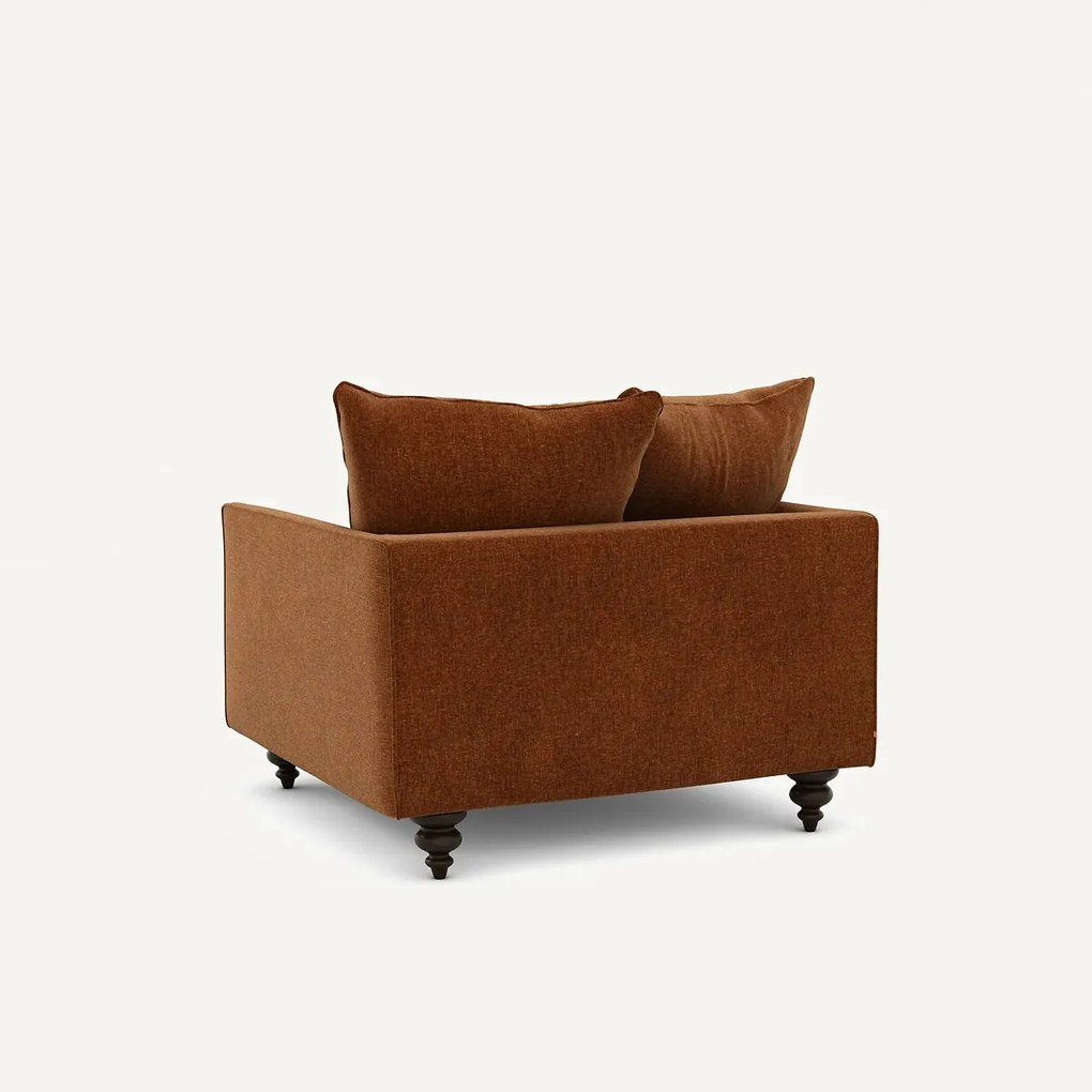 Fluwelen chenille fauteuil, Lazare