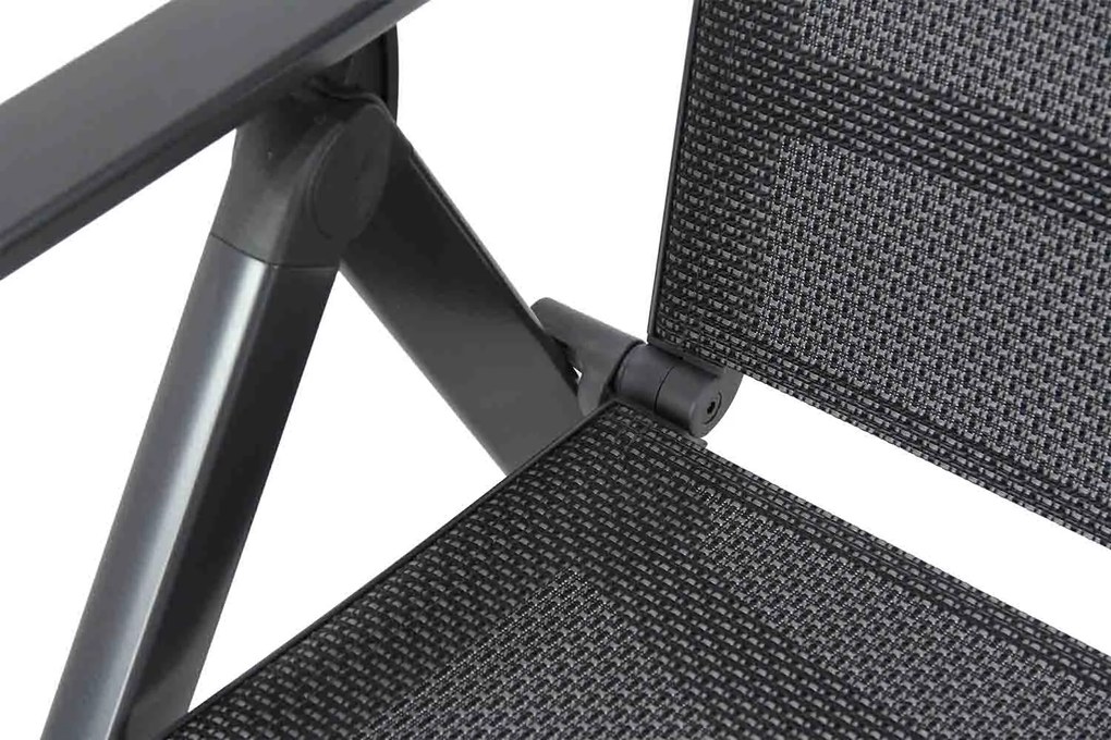 Tuinset 6 personen 220 cm Aluminium Grijs Hartman Aruba/Concept