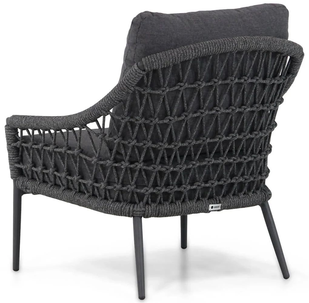 Stoel en Bank Loungeset 4 personen Rope Grijs Coco Dalice/Pacific | BIANO