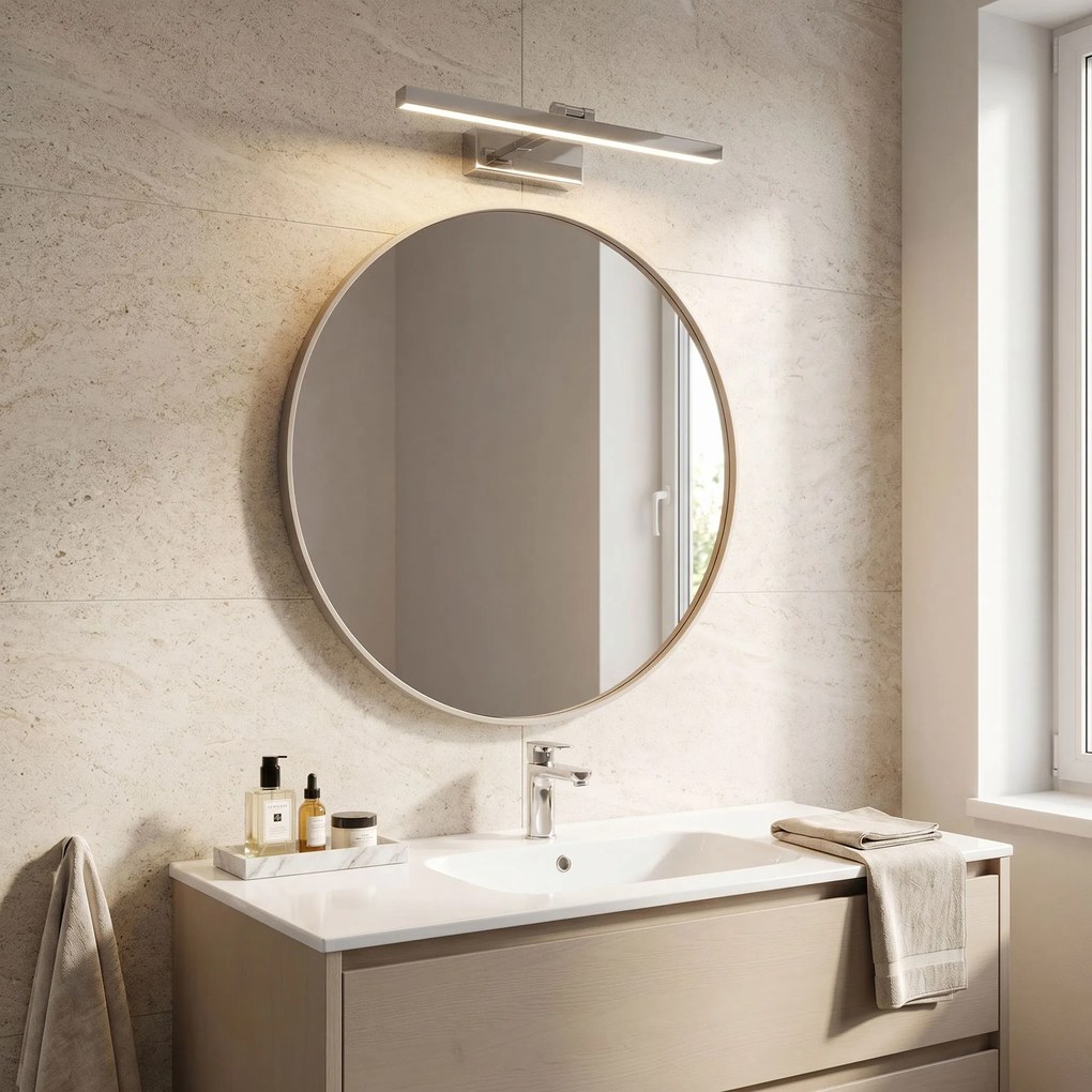 Badkamer LED-wandlamp APP1857-1W 40cm Chrome