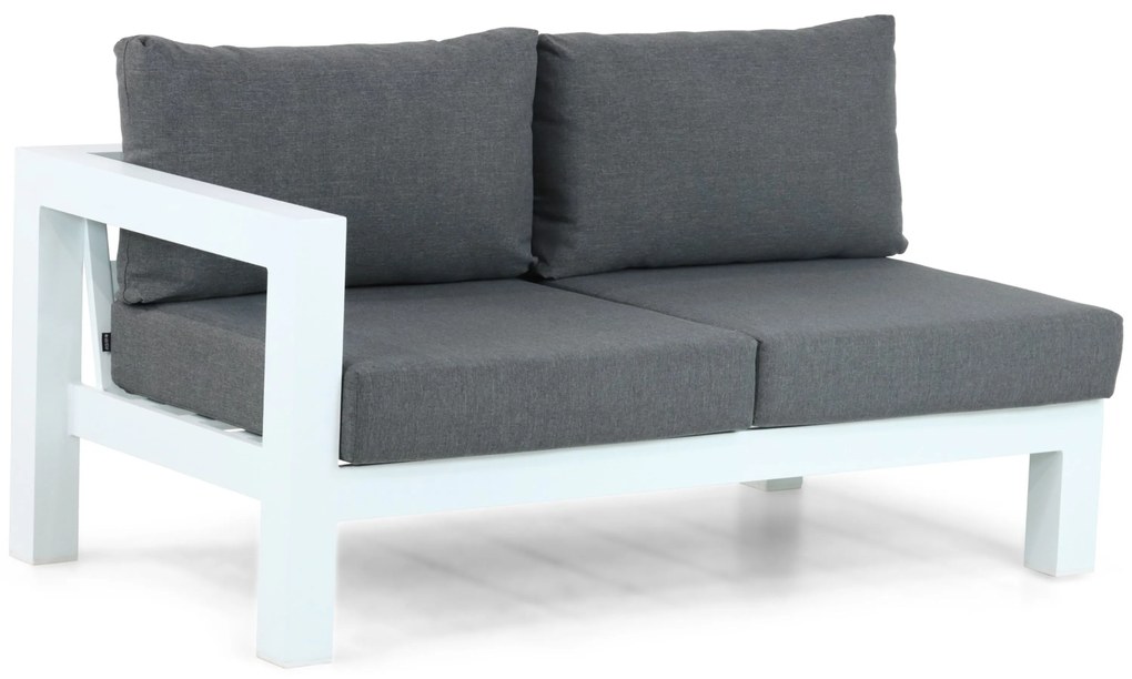 Hoek loungeset 5 personen Aluminium Wit Lifestyle Garden Furniture Luca