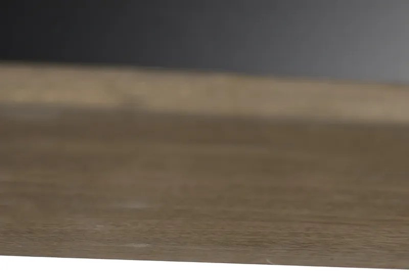 Landelijke hanglamp zwart met hout 5-lichts - Flair