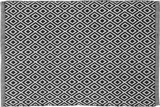 Sealskin Trellis badmat katoen 60x90 zwart