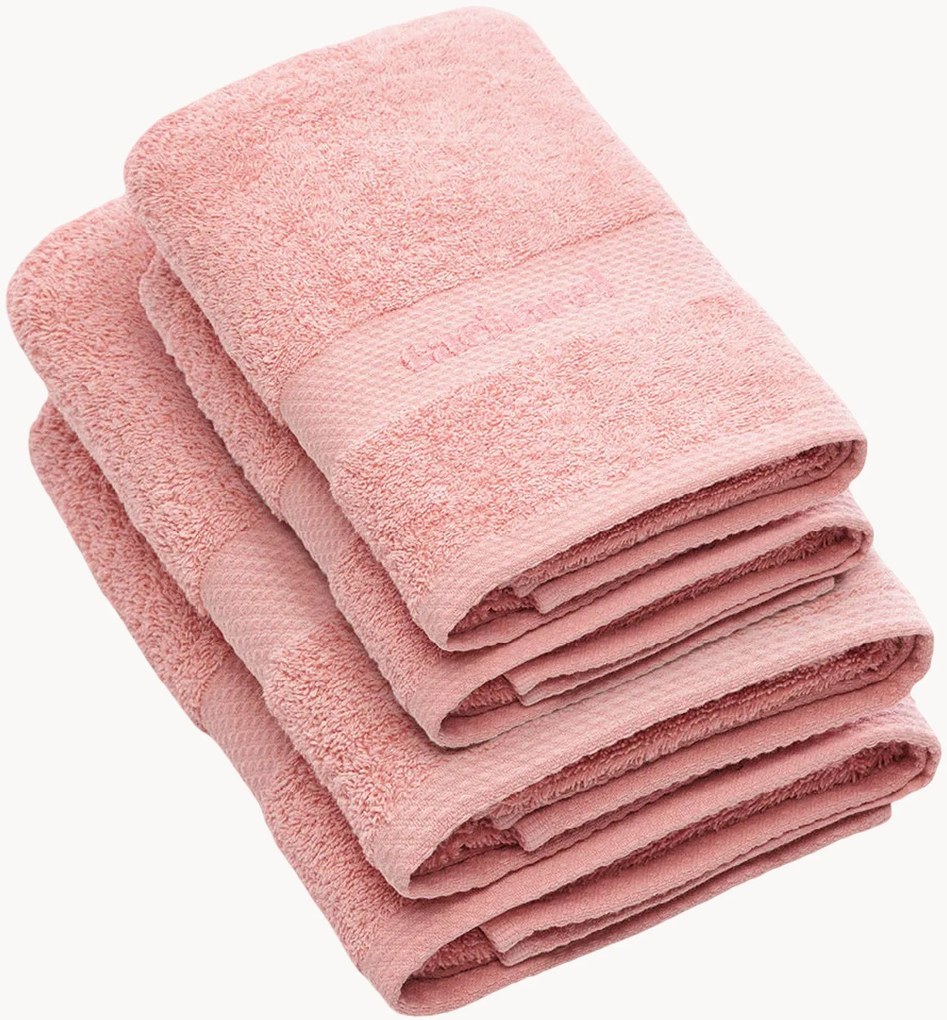 Katoenen handdoekenset Hippolyte, 4-delig