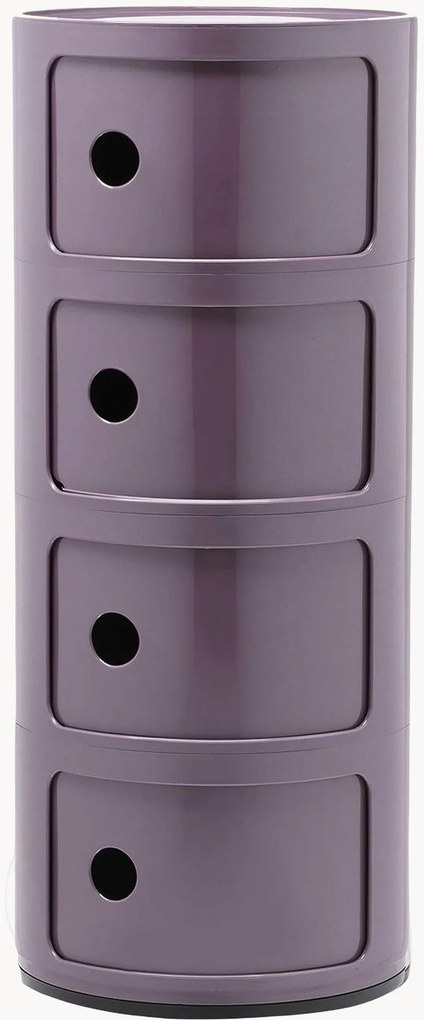 Design container Componibili, 4 modules, H 77 cm