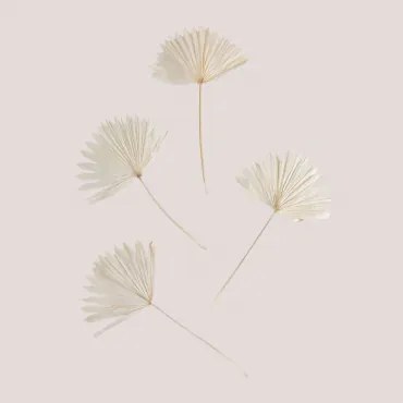 Set Van 4 Decoratieve Gedroogde Takken Urpek Wit - Sklum