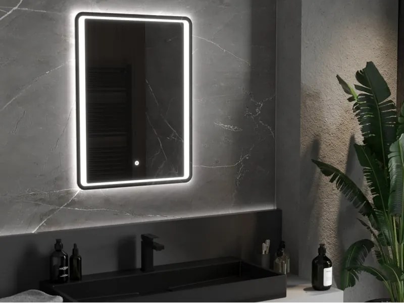 Mexen Zusa verlicht badkamerspiegel 60 x 80 cm, LED 6000K, anti-condens - 9808-060-080-611-00
