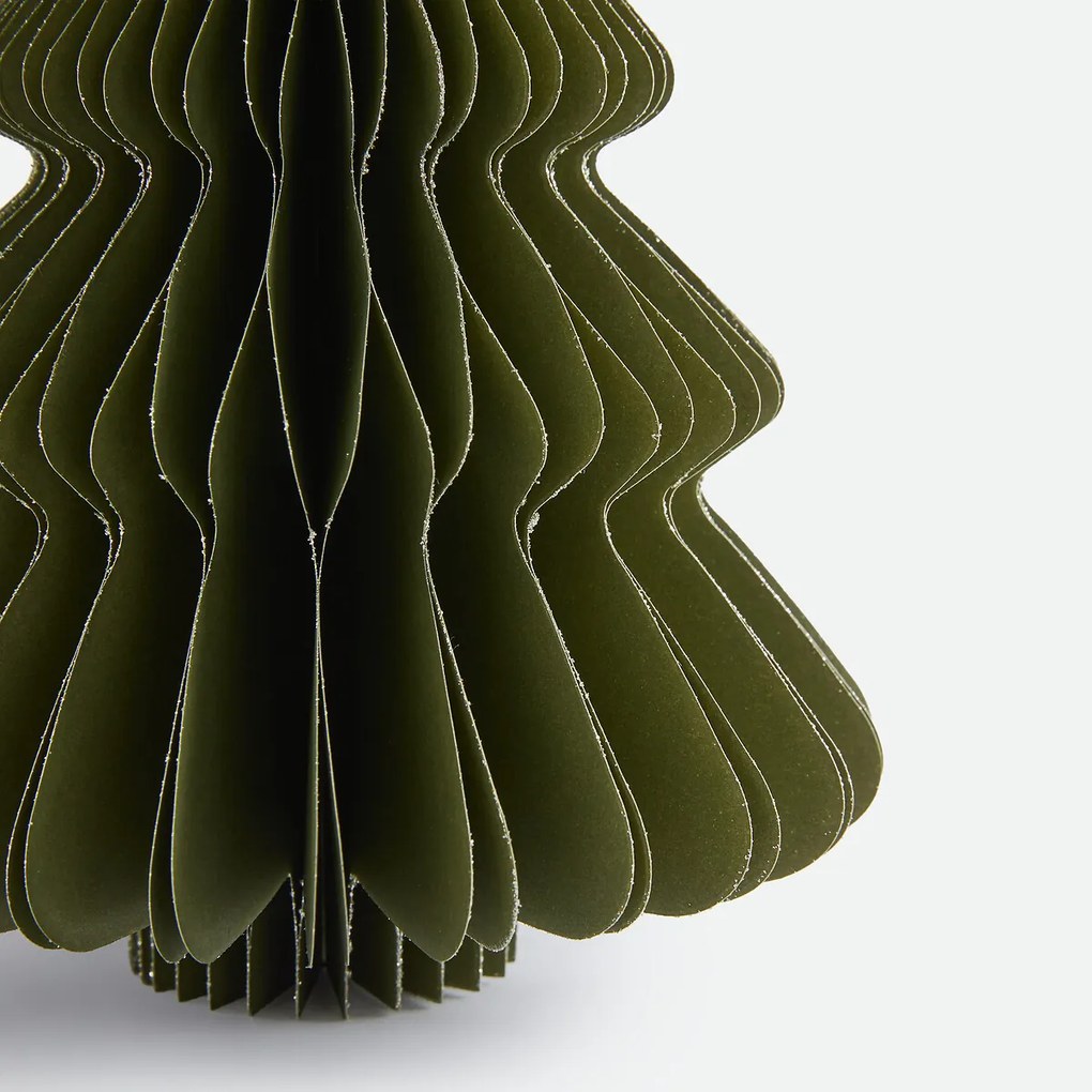Set van 2 opvouwbare kerstbomen, hoogte 20 cm, CASPAR
