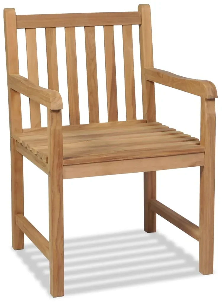 vidaXL Tuinstoelen 2 st massief teakhout