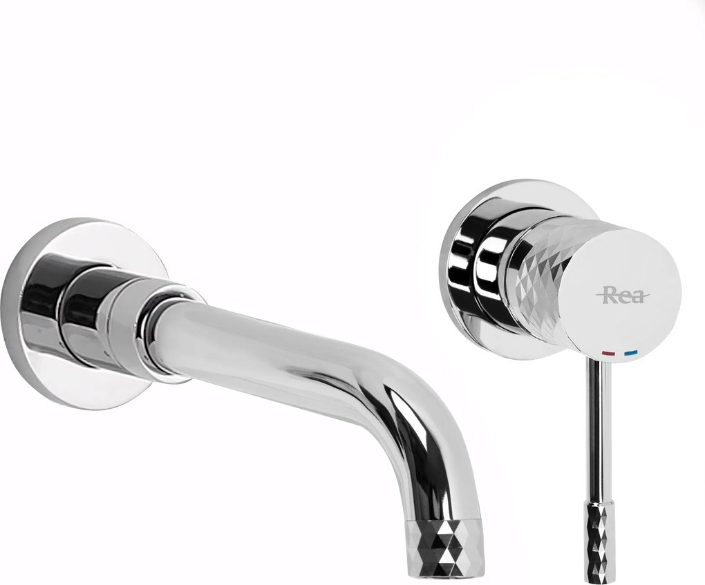 Inbouw wastafelkraan Rea Lungo Diamond Chrom + BOX