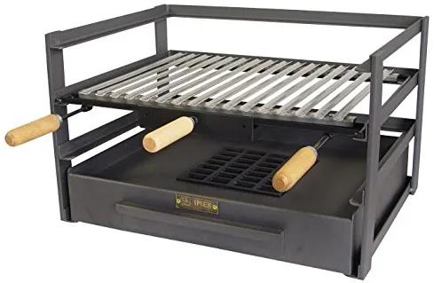 71481.0 barbecuelade met grill, zwart, 57 x 41 x 35 cm
