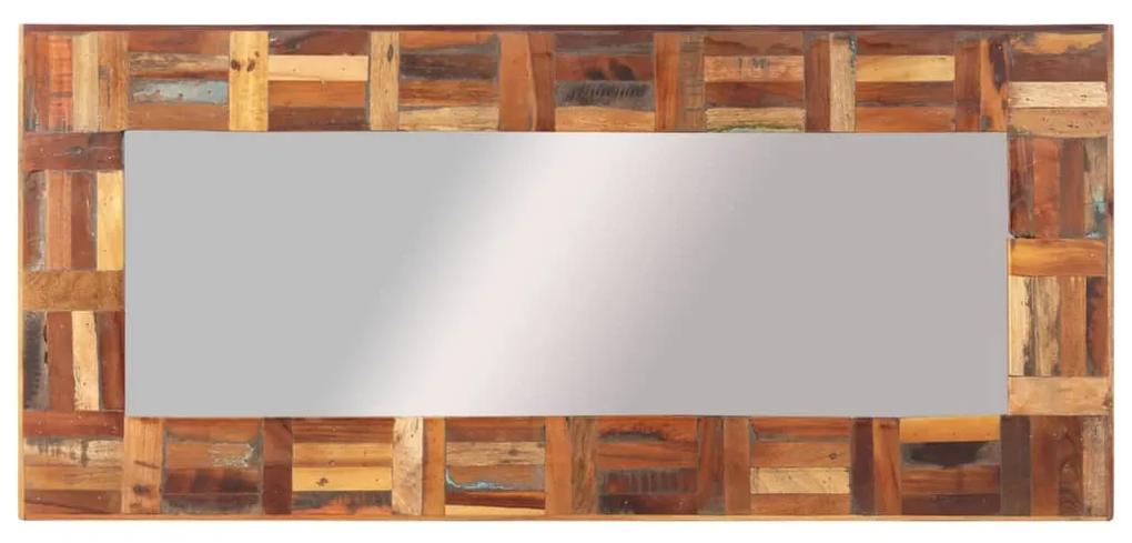 vidaXL Wandspiegel 50x110 cm massief gerecycled hout