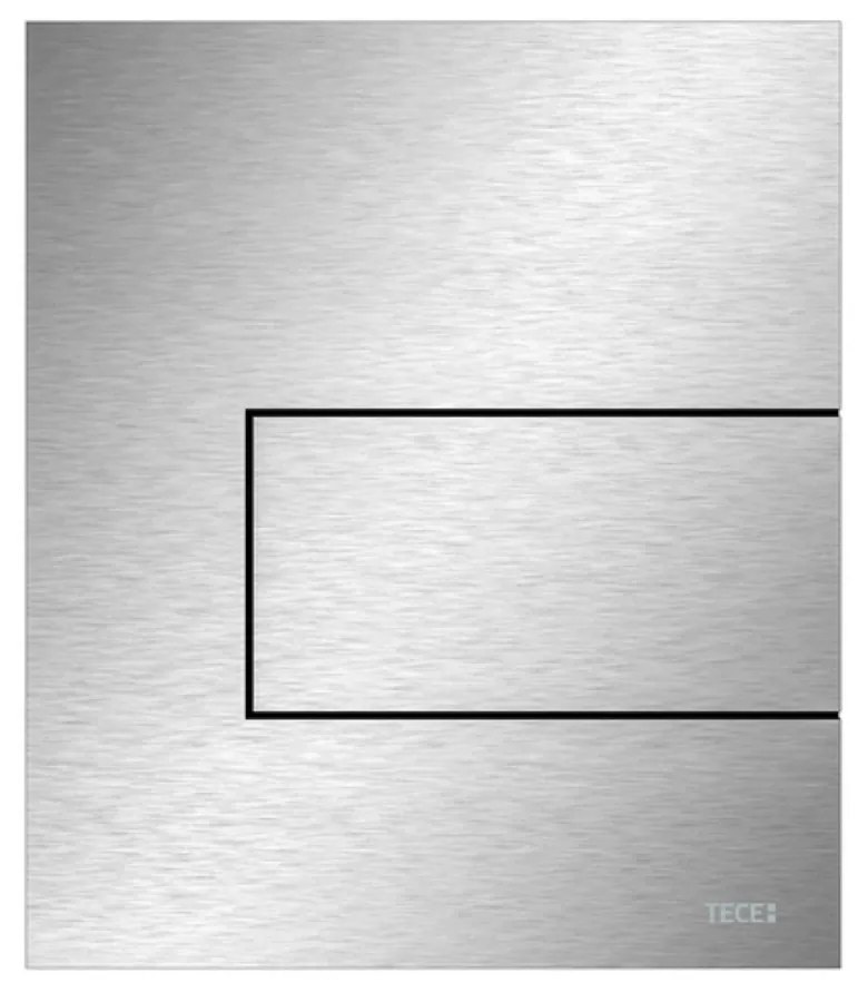 Urinoir Bedieningsplaat TECE Square Metaal RVS Geborsteld 12,4x14,4 cm