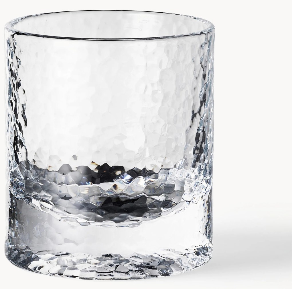 Waterglazen Forma met gestructureerde oppervlak, 2 stuks