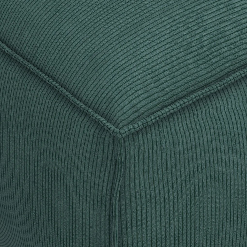 Element voor modulaire bank, in ribfluweel, Seven