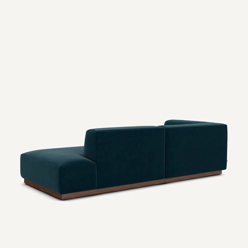 Linkse hoekbank in fluweel, Jacopo