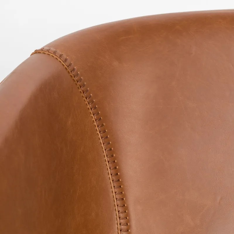 Zuiver Feston Design Fauteuil Bruin Leer