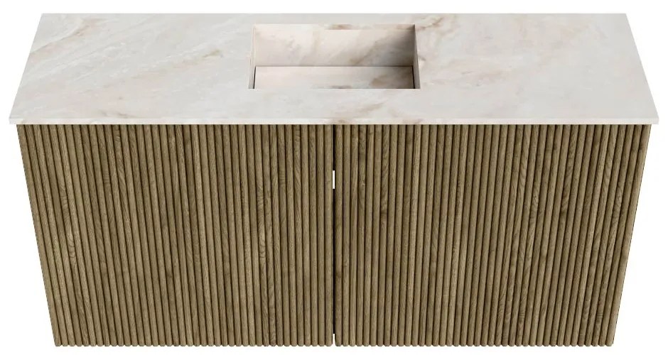 Mondiaz Joya DLux 80cm toiletmeubel dusk met wastafel faye midden 1 kraangat frappe