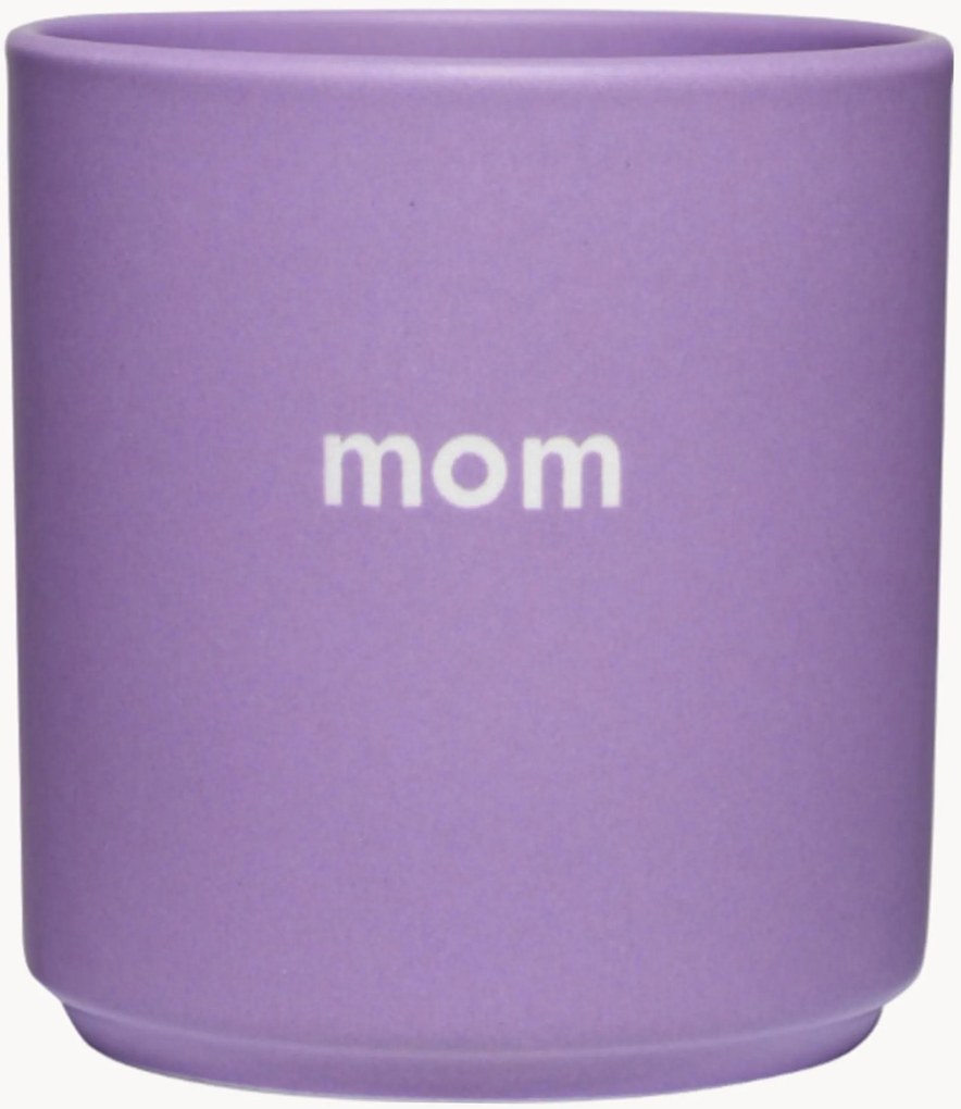 Kopje Favourite Mom met opschrift