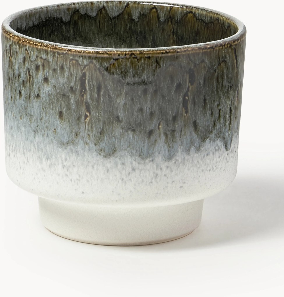 Geglazuurde plantenpot Solis, H 13 cm