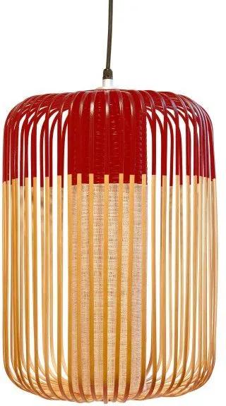 Forestier Forestier Bamboo Light Hanglamp Large Rood