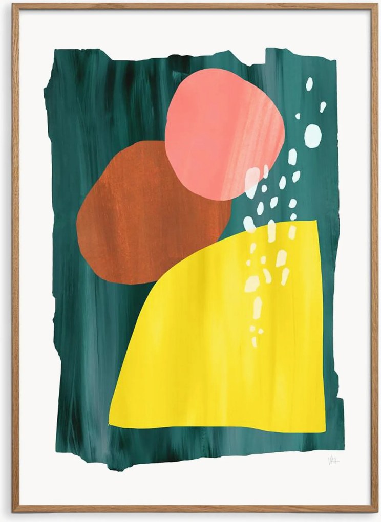 Ingelijste digitale print Verticem Collis