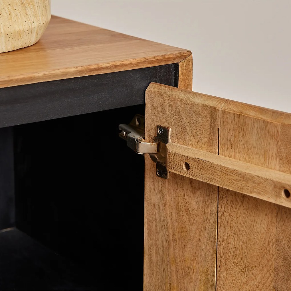 Starfurn RichWood Smal Dressoir Industrieel Mango 100 Cm - 100x45x85cm.