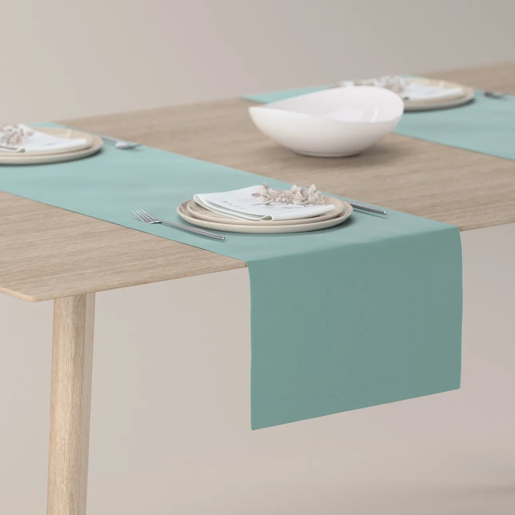 Dekoria Rechthoekige tafelloper, mintgroen, 40 x 130 cm