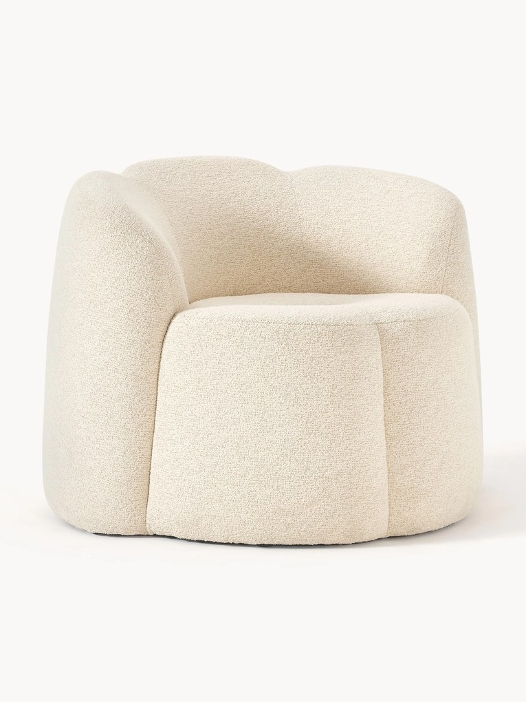 Bouclé loungefauteuil Fleur