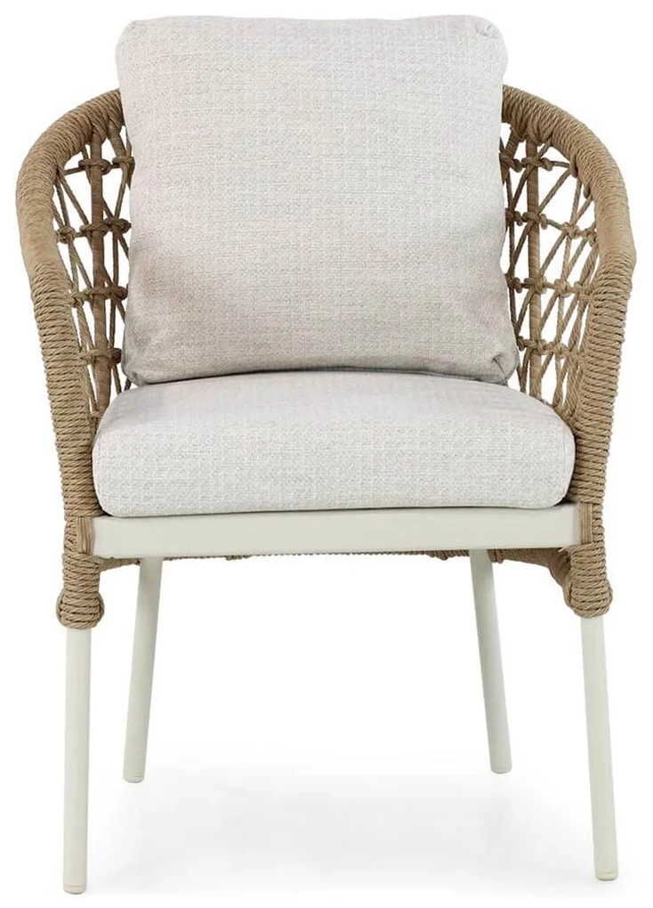 Tuinset 8 personen 300 cm Aluminium/wicker Taupe Coco Bali/Brighton