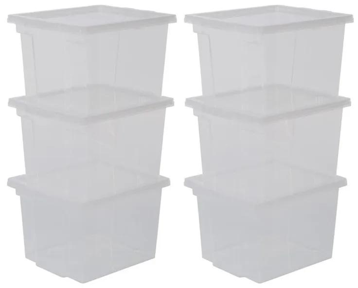 Iris opbergbox storage box - 6 stuks - 10 liter