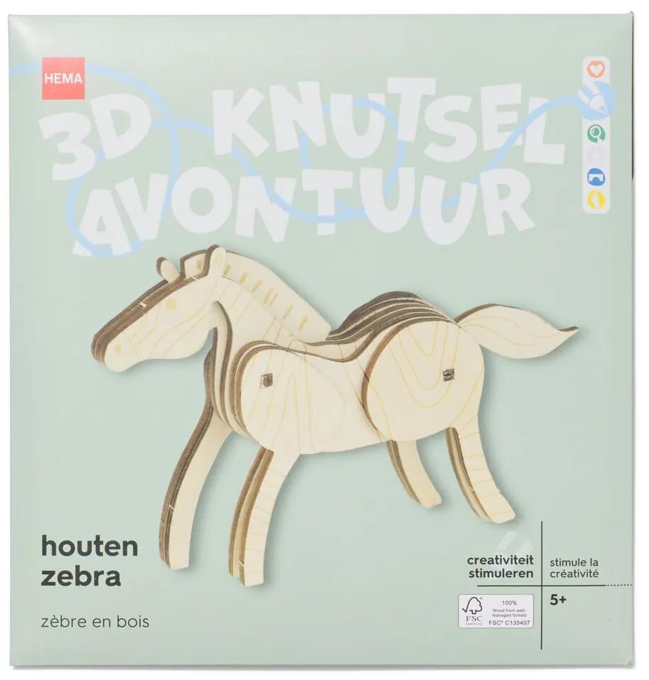 HEMA Houten Zebra 3D