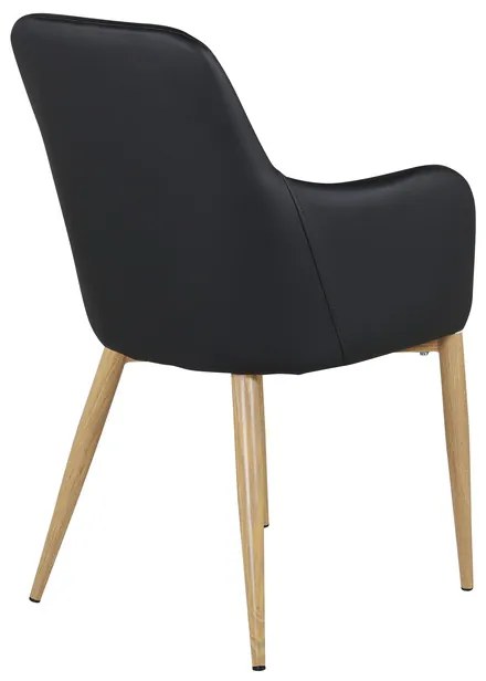 Jörn Eetkamerstoel - Rob - Zwart  - PU-Leer - Jörn