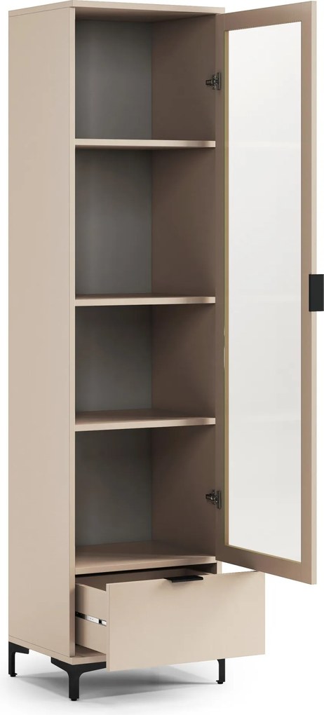 Kast LANA 07 beige - 1-DEURS KAST MET LA