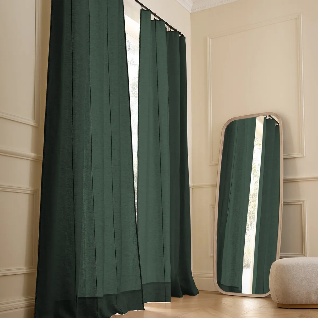 Gordijn in gewassen linnen, Tojos