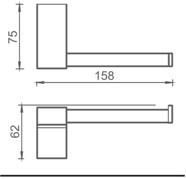 Plieger Altea toiletrolhouder geborsteld goud